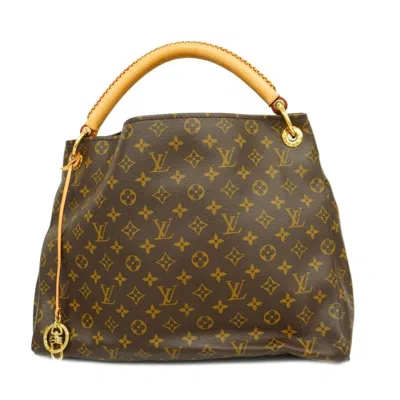 Pre-owned Louis Vuitton Artsy Brown Canvas Shoulder Bag ()