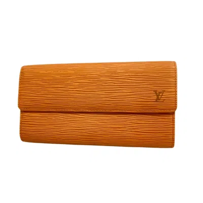 Pre-owned Louis Vuitton Portefeuille Brown Leather Wallet  ()