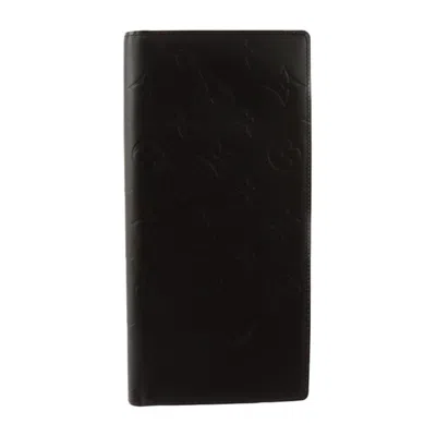 Pre-owned Louis Vuitton Portefeuille Long Brown Leather Wallet  ()