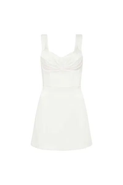 Rebecca Vallance Delaney Mini Dress In White