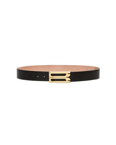 Victoria Beckham Jumbo Frame Belt In Black