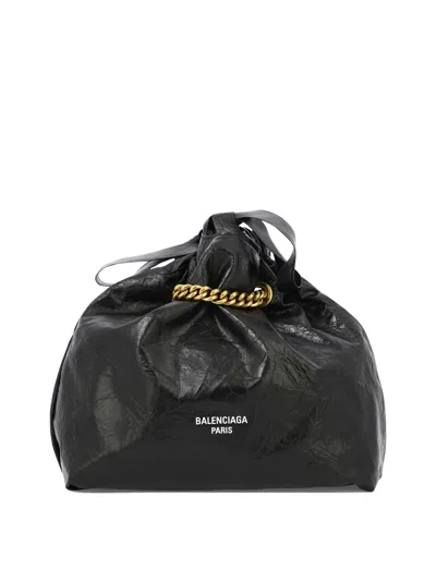 Balenciaga "crush" Crossbody Bag In Black