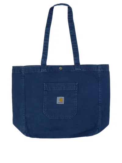 Carhartt Wip "garrison" Tote Bag In Blue