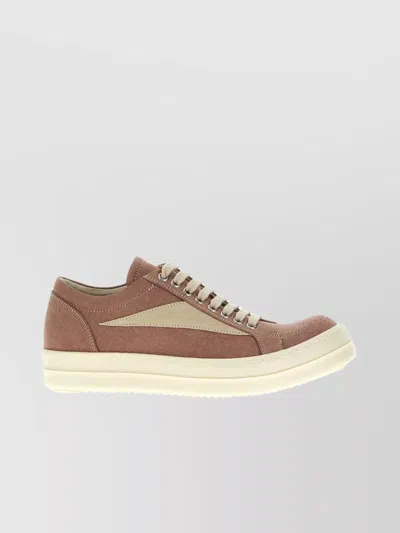 Rick Owens Drkshdw Lido Vintage Trainers In Pink