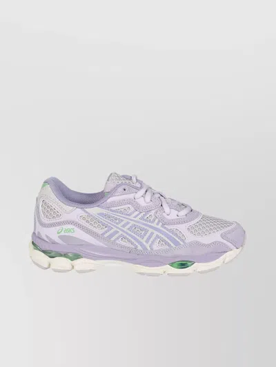 Asics Gel-nyc Sportstyle Sneakers In Cement Grey/ash Rock At Urban Outfitters In Purple