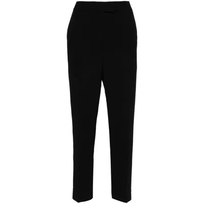 Mark Kenly Domino Tan Phoenix Tapered Trousers In Black