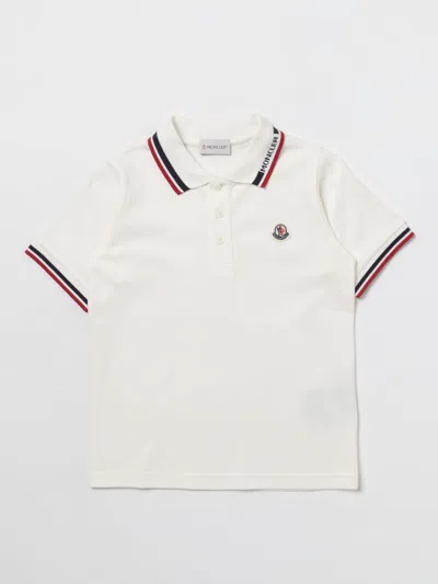 Moncler Polo Shirt  Kids In White