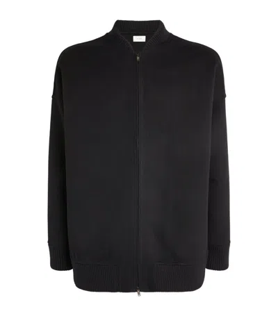 The Row Daxton Cashmere Jacket In Black