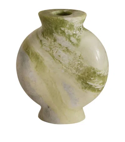 Soho Home Marble Sesso Vase (18cm) In Green