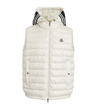 Moncler Clai Padded Gilet In Neutrals