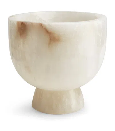 Soho Home Alabaster Florenza Champagne Bowl In Green