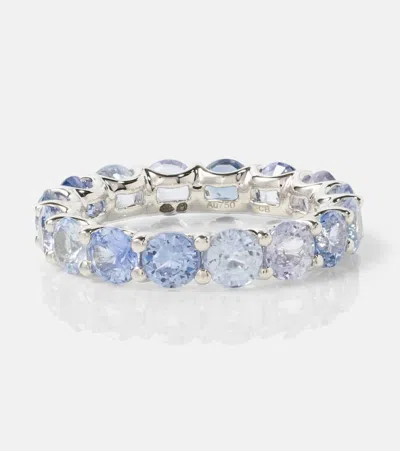 Bucherer Fine Jewellery Pastello 18kt White Gold Ring With Sapphires