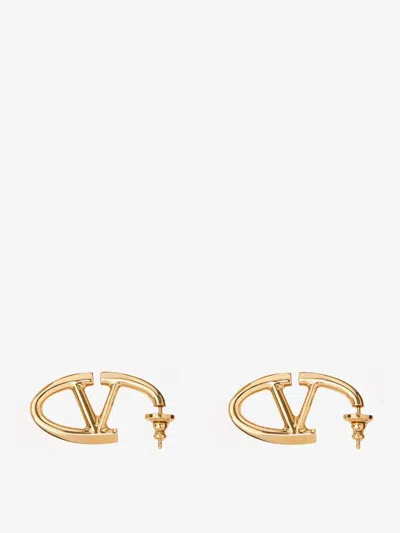 Valentino Garavani Vlogo The Bold Edition Metal Earrings Woman Gold Uni