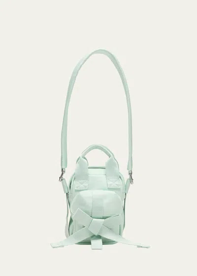 Simone Rocha Mini Bow-embellished Crossbody Bag In Mint