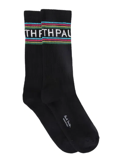 Ps By Paul Smith Socks With Logo In Black