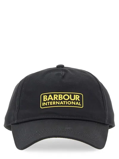 Barbour Baseball Cap In Black