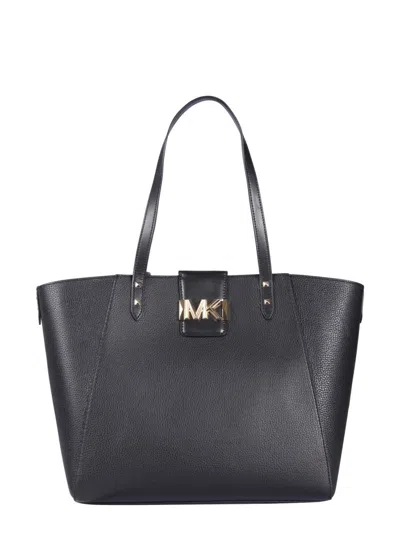 Michael Kors Designer Handbags Karlie Large Tote Bag In Black