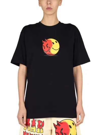 Market "smiley God And Devil" T-shirt In Black