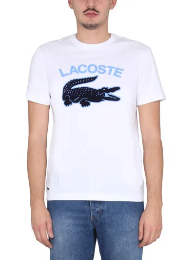 Lacoste T-shirt With Logo In White