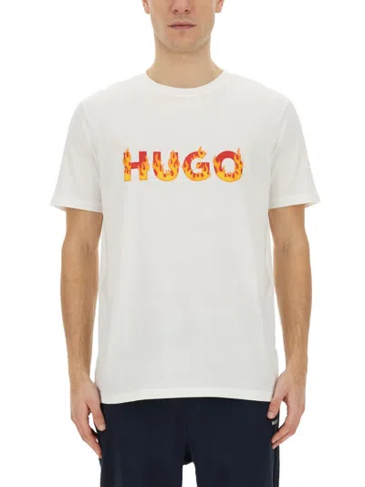 Hugo Boss T-shirt With Logo In White