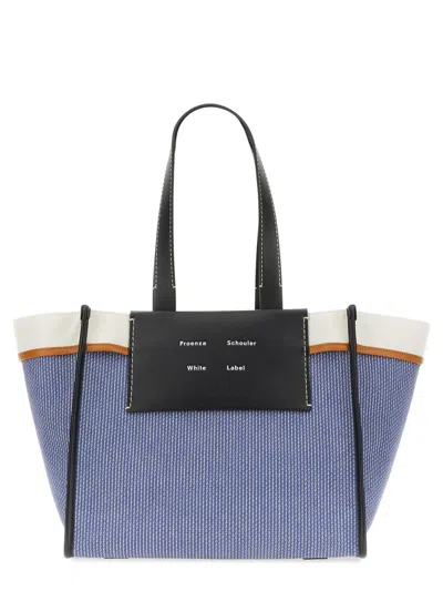 Proenza Schouler White Label Morris Tote Bag In Blue