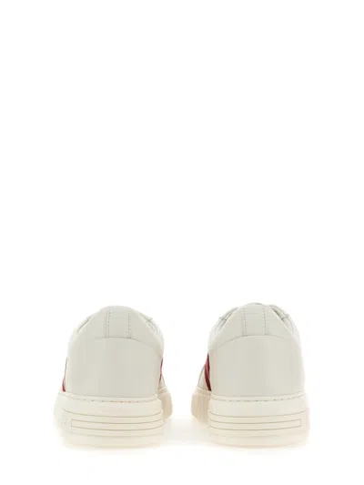 Bally Trainer Moony In White