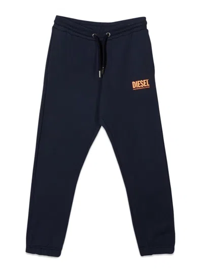 Diesel Kids' Jogger With Logo In Blue