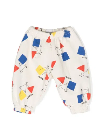 Bobo Choses Babies' Crazy Bicy Cotton Track Trousers In Multicolour