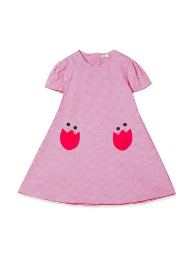 Il Gufo Kids' Red M/short Dress