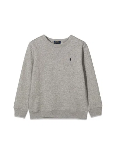 Polo Ralph Lauren Kids' Cotton Sweatshirt In Grey