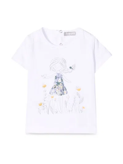 Il Gufo Kids' T-shirt M/short White/lilac