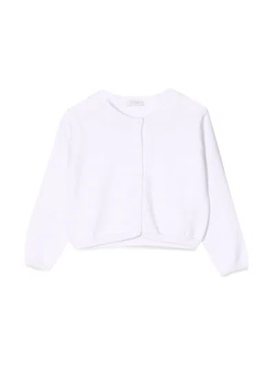 Il Gufo Babies' White Tricot Sweater
