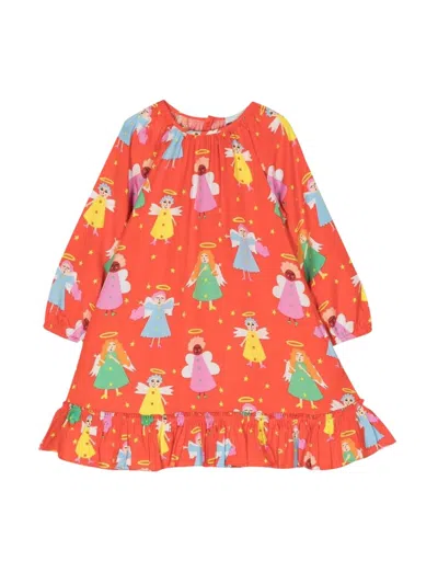 Stella Mccartney Kids' M/l Wide Angel Dress In Red