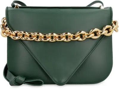 Bottega Veneta Mount Envelope Shoulder Bag In Verde