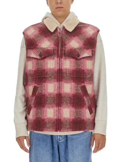 Isabel Marant Plaid Checked Zip In Purple