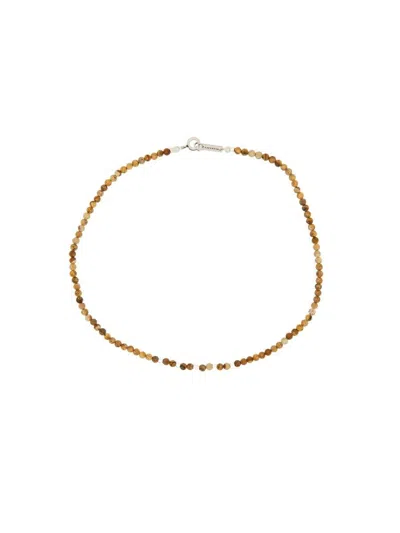Isabel Marant Snowstone Necklace In Brown