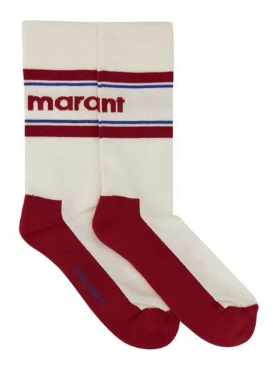 Isabel Marant Two-toned Socks In Multicolour