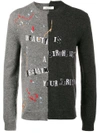 VALENTINO BEAUTY IS A BIRTHRIGHT INTARSIA JUMPER,NV0KC23R4NF12185499