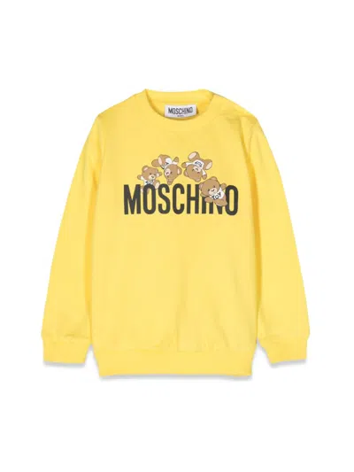 Moschino Kids' Sweatshirt In Yellow