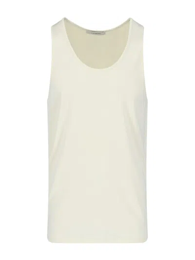 Lemaire Basic Tank Top In White