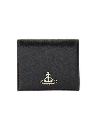 Vivienne Westwood Wallet With Logo In Black