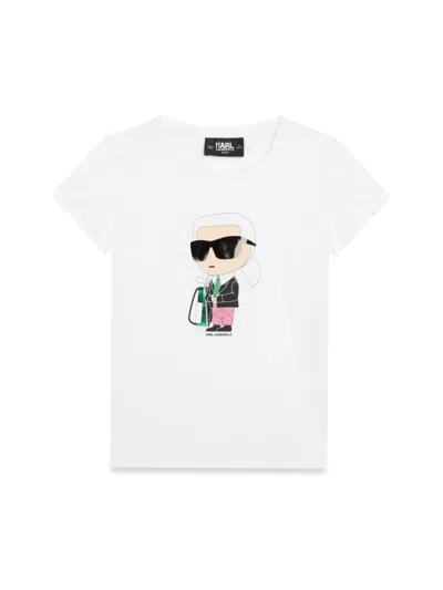 Karl Lagerfeld Kids' Tee Shirt In White