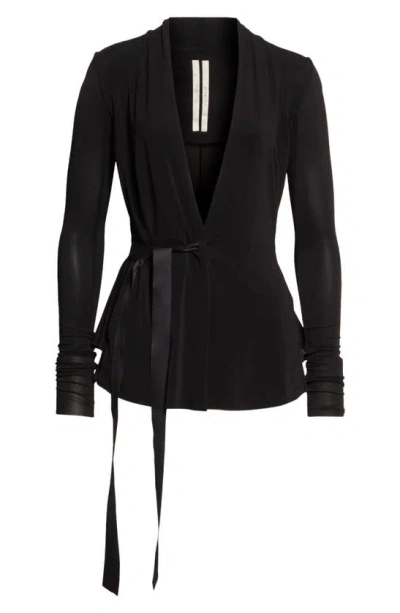 Rick Owens Hollywood Lightweight Jacket In Black