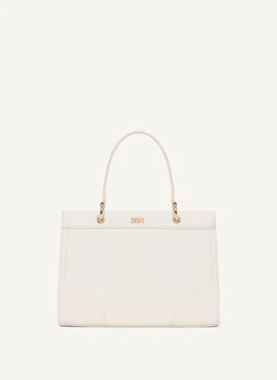 Dkny Gramercy Mini Top Zip Satchel In White