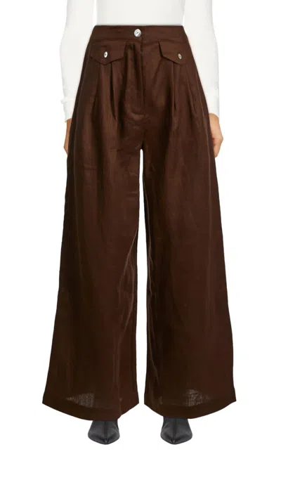 Sovere / Instance Pant In Chocolate In Brown