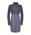 Elie Tahari Raleigh Sweater Dress In Gray