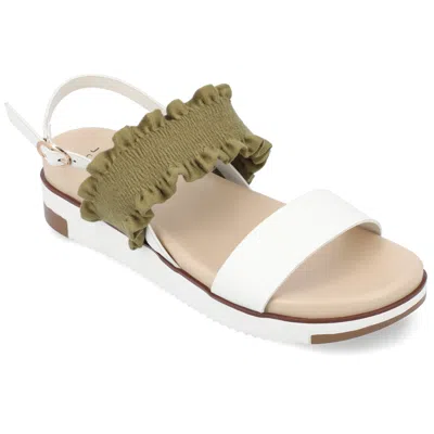 Journee Collection Collection Women's Riya Sandal In White
