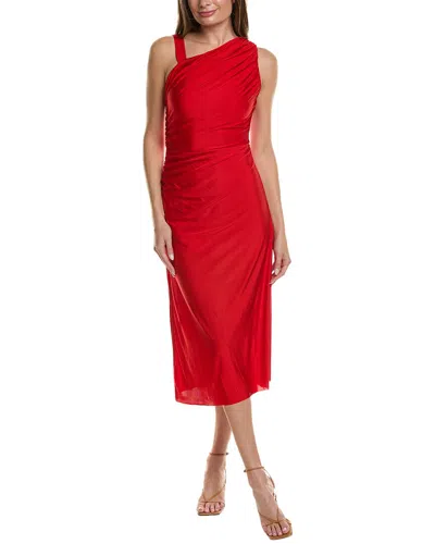 Hugo Boss Eperla Maxi Dress In Red