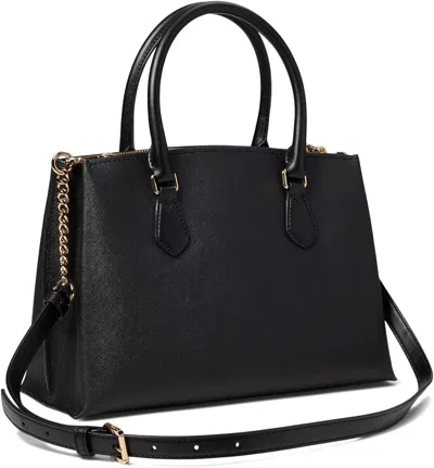 Michael Kors Ladies Sienna Medium Pebbled Leather Satchel In Black