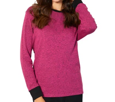 French Kyss Scoop Neck Top In Rose In Multi